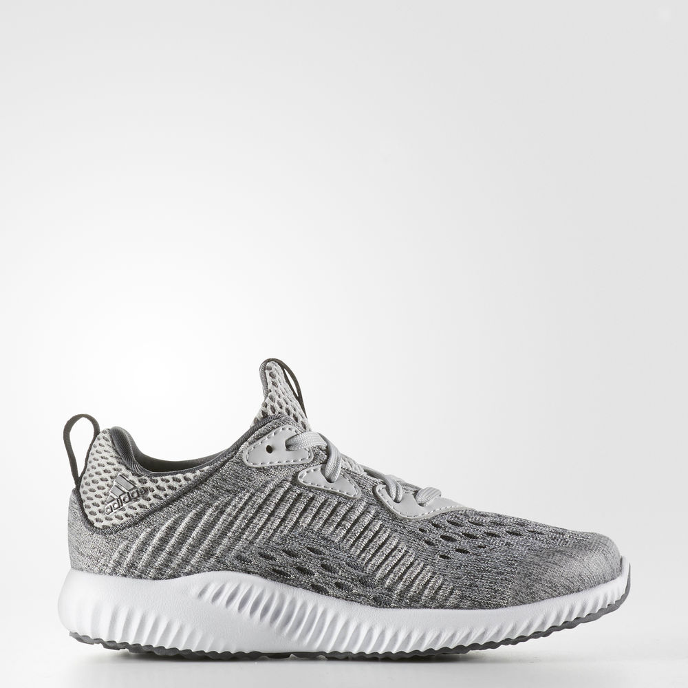 Adidas Alphabounce Em - παπουτσια για τρεξιμο για αγορια - Γκρι/Γκρι/Ασπρα,Μέγεθος: EU 27 – 39 1/3 (